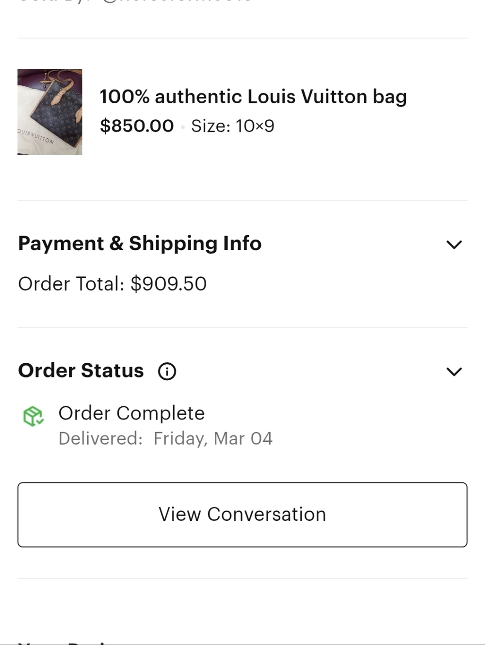 Authentic Louis Vuitton Brown and Tan Monogram Handbag - Picture 15 of 15